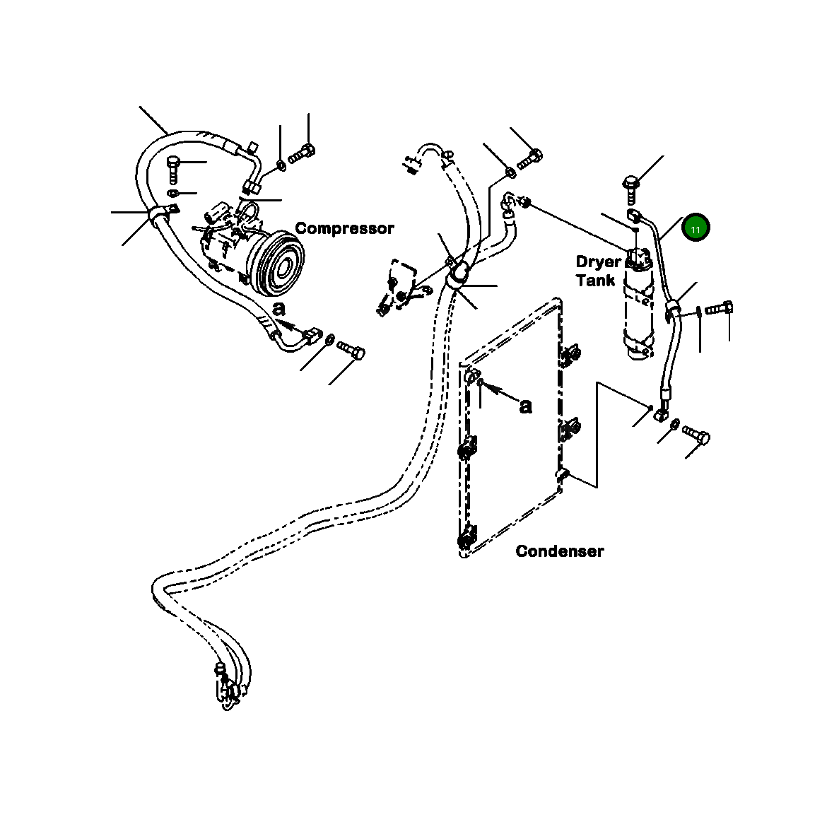 Шланг 22P-979-1131 Komatsu