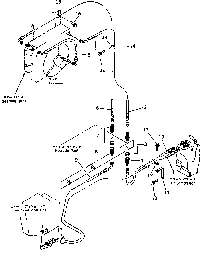 Шланг 423-T46-1210 Komatsu