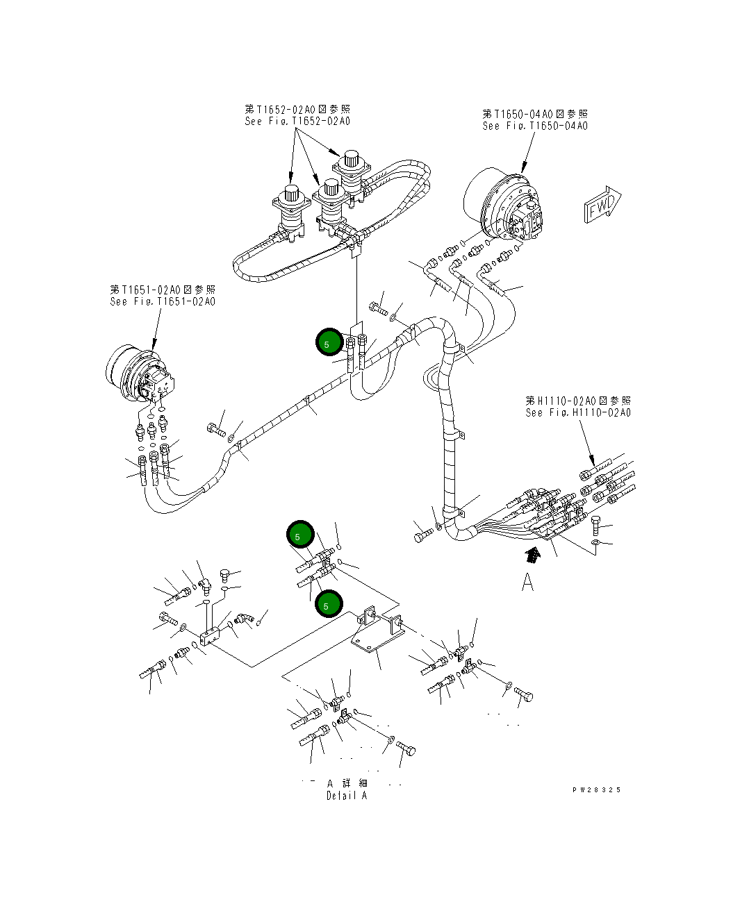 Шланг 02765-00424 Komatsu