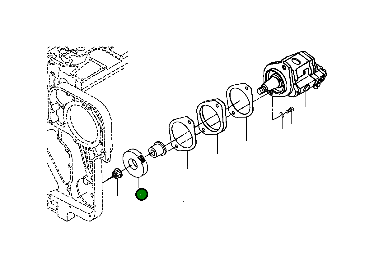 Шестерня 1240 601 H1 Komatsu