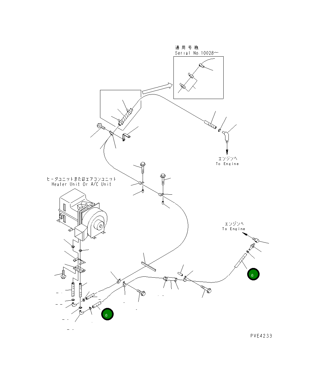 Шланг 09483-10511 Komatsu