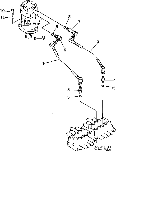 Шланг 20M-62-68270 Komatsu