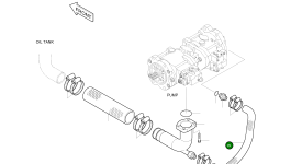 Шланг 740L 2185-1002D122 Komatsu