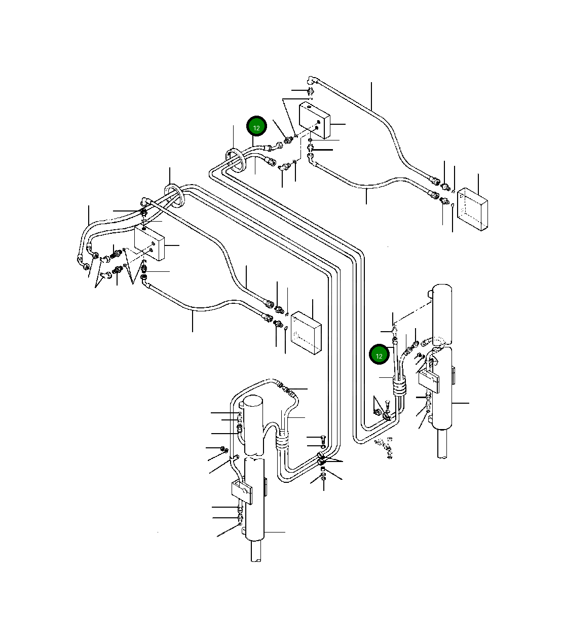 Шланг 1258 685 H1 Komatsu