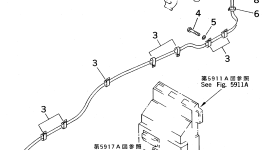 Шланг 09483-00457 Komatsu