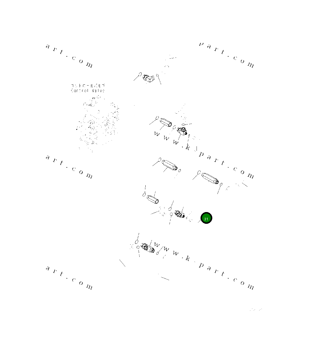 Шланг 418-T90-5980 Komatsu
