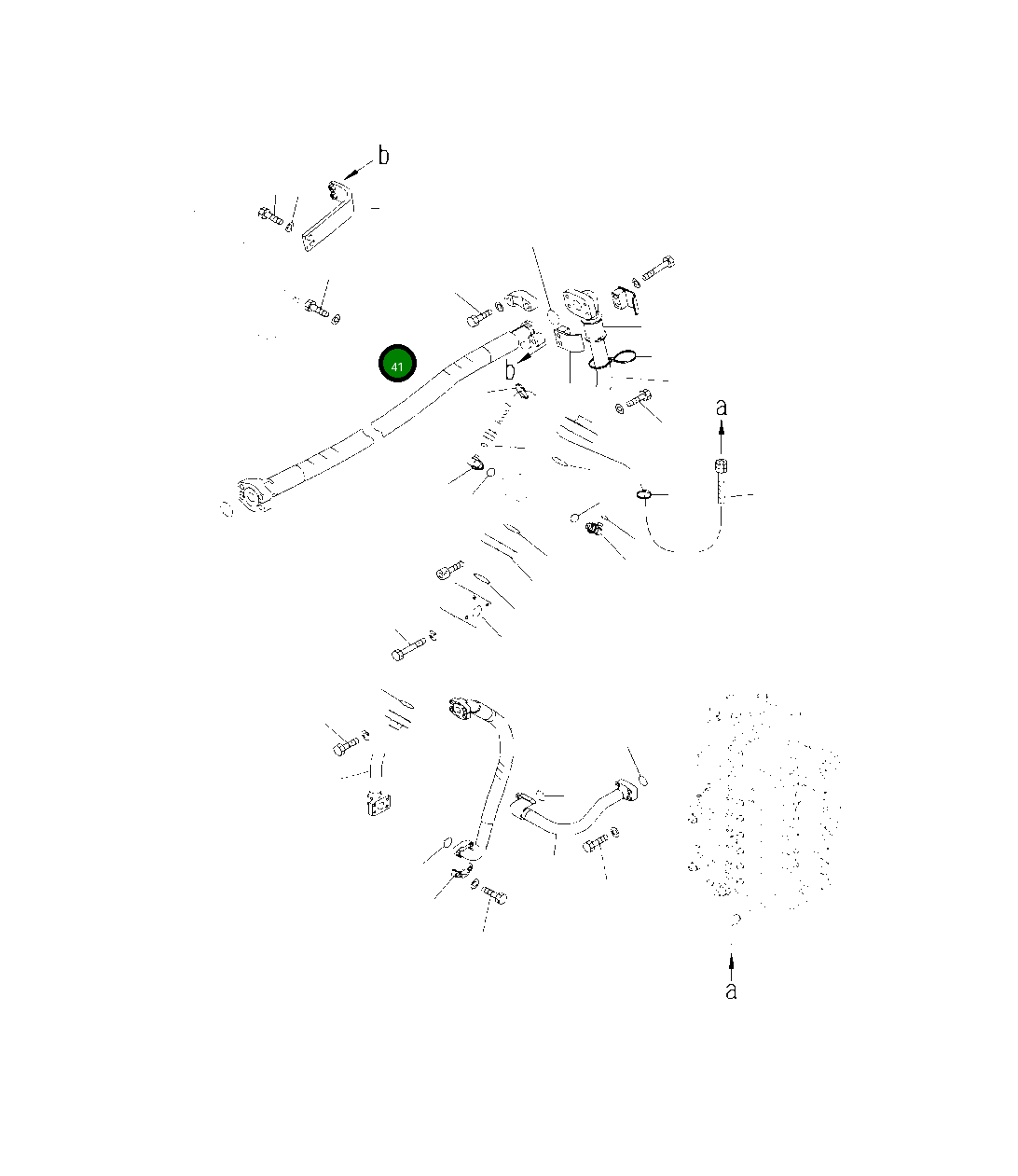 Шланг 207-62-22430 Komatsu