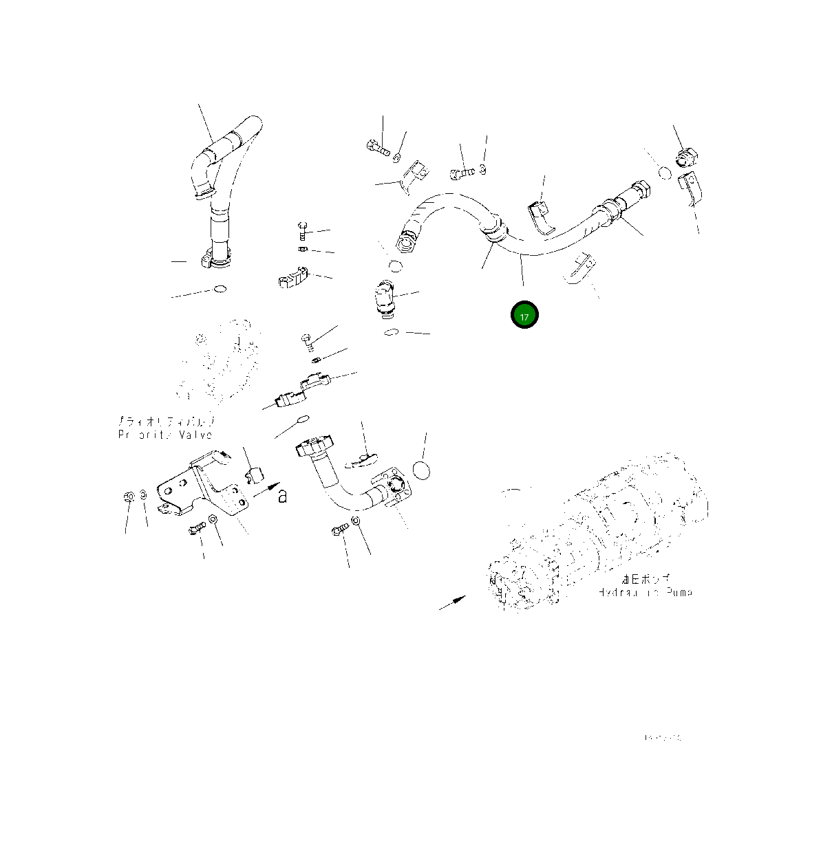 Шланг 418-62-55530 Komatsu