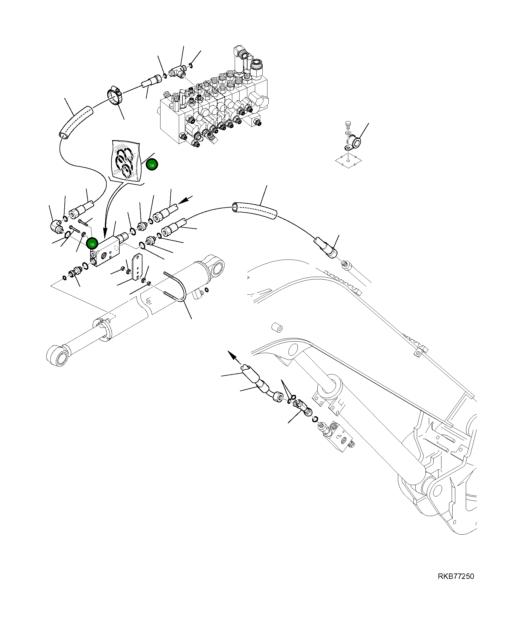 Шланг 22L-09-R1790 Komatsu
