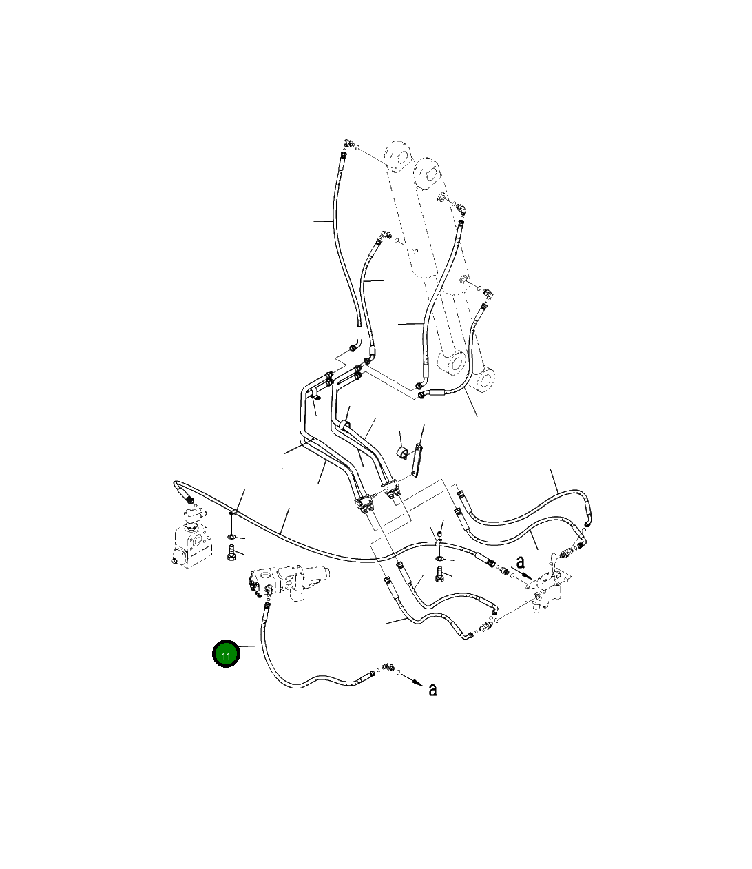 Шланг 02756-00312 Komatsu