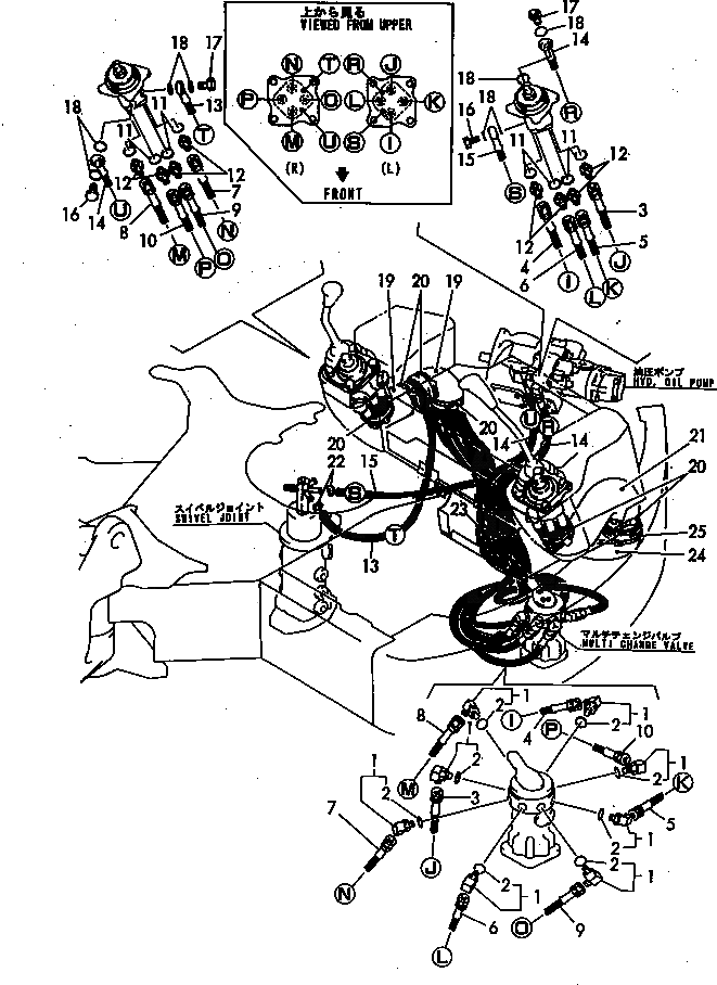 Шланг YM172164-79120 Komatsu