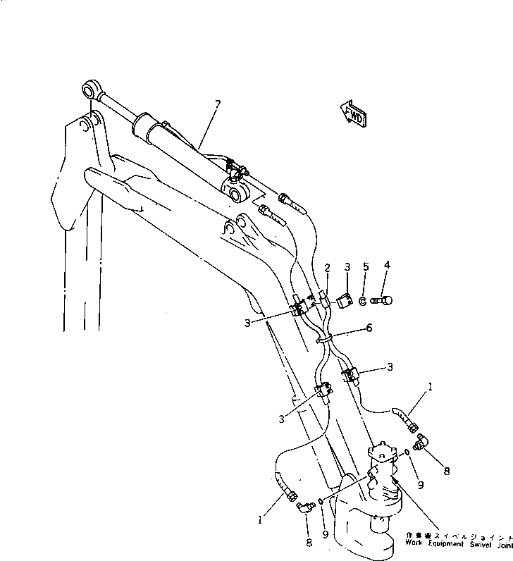 Шланг 21F-62-11110 Komatsu