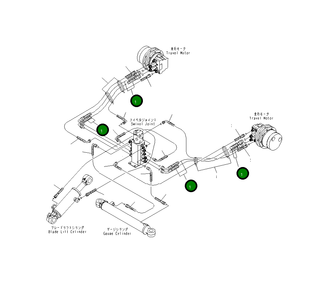 Шланг 22J-62-25210 Komatsu