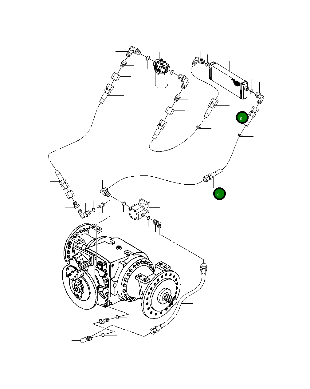 Шланг 1430 824 H1 Komatsu