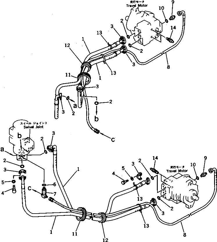 Шланг 207-62-33150 Komatsu