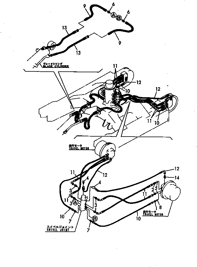 Шланг YM172158-78110 Komatsu