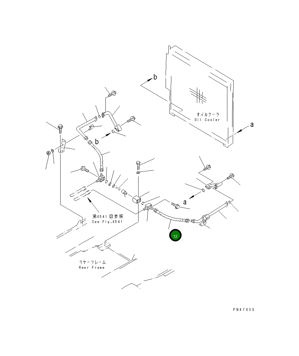 Шланг 07102-21408 Komatsu