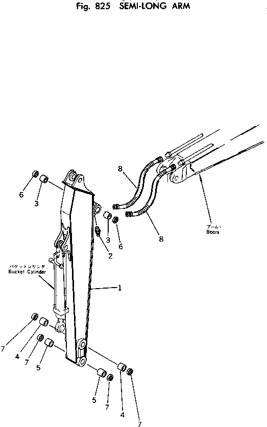 Шланг 07123-20615 Komatsu