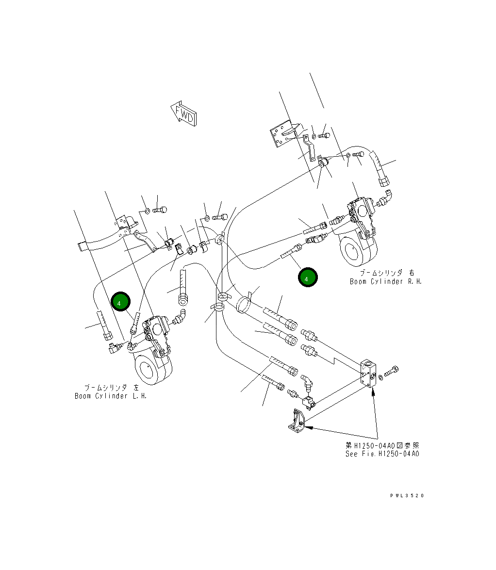 Шланг 07096-40213 Komatsu
