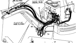 Шланг YM172186-78270 Komatsu