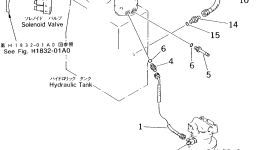 Шланг 201-62-72311 Komatsu
