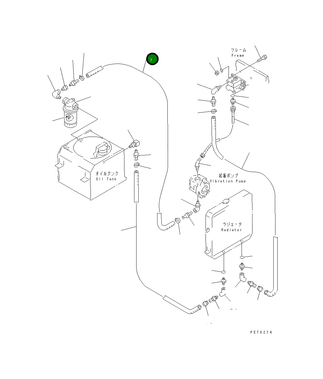 Шланг 267-18-19160 Komatsu