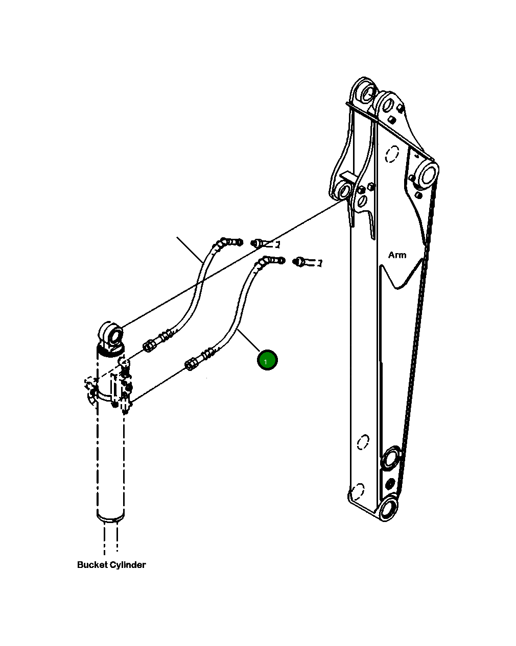 Шланг 02756-204A8 Komatsu