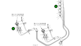 Шланг 20Y-62-85850 Komatsu