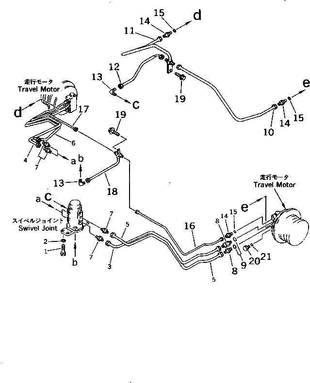 Шланг 21S-62-27140 Komatsu