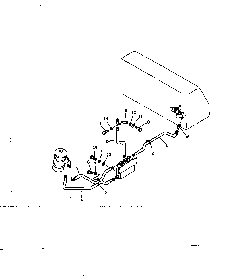Шланг 144-854-5330 Komatsu