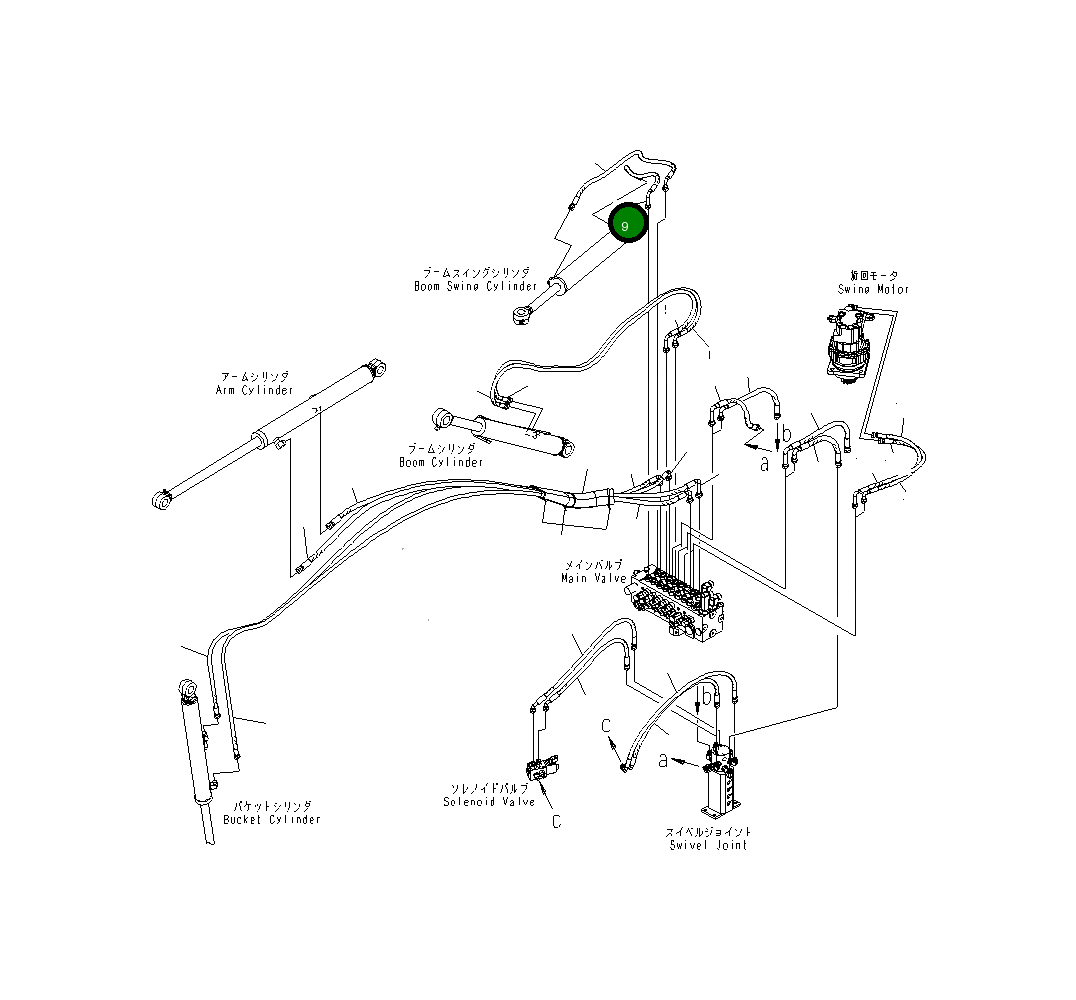 Шланг 22J-62-26610 Komatsu