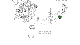 Шланг 154-49-71821 Komatsu