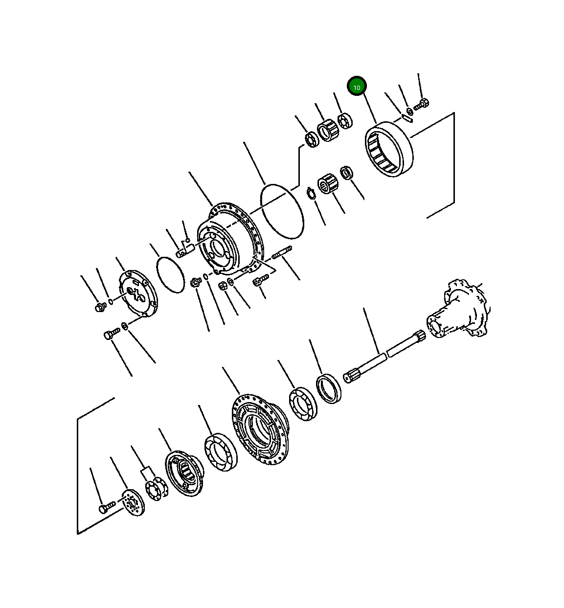 Шестерня 424-22-22540 Komatsu