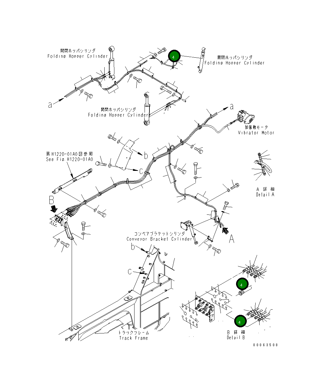 Шланг 02765-00275 Komatsu