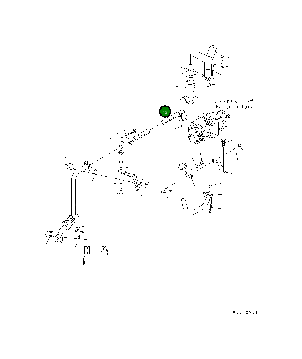 Шланг 07088-112A5 Komatsu