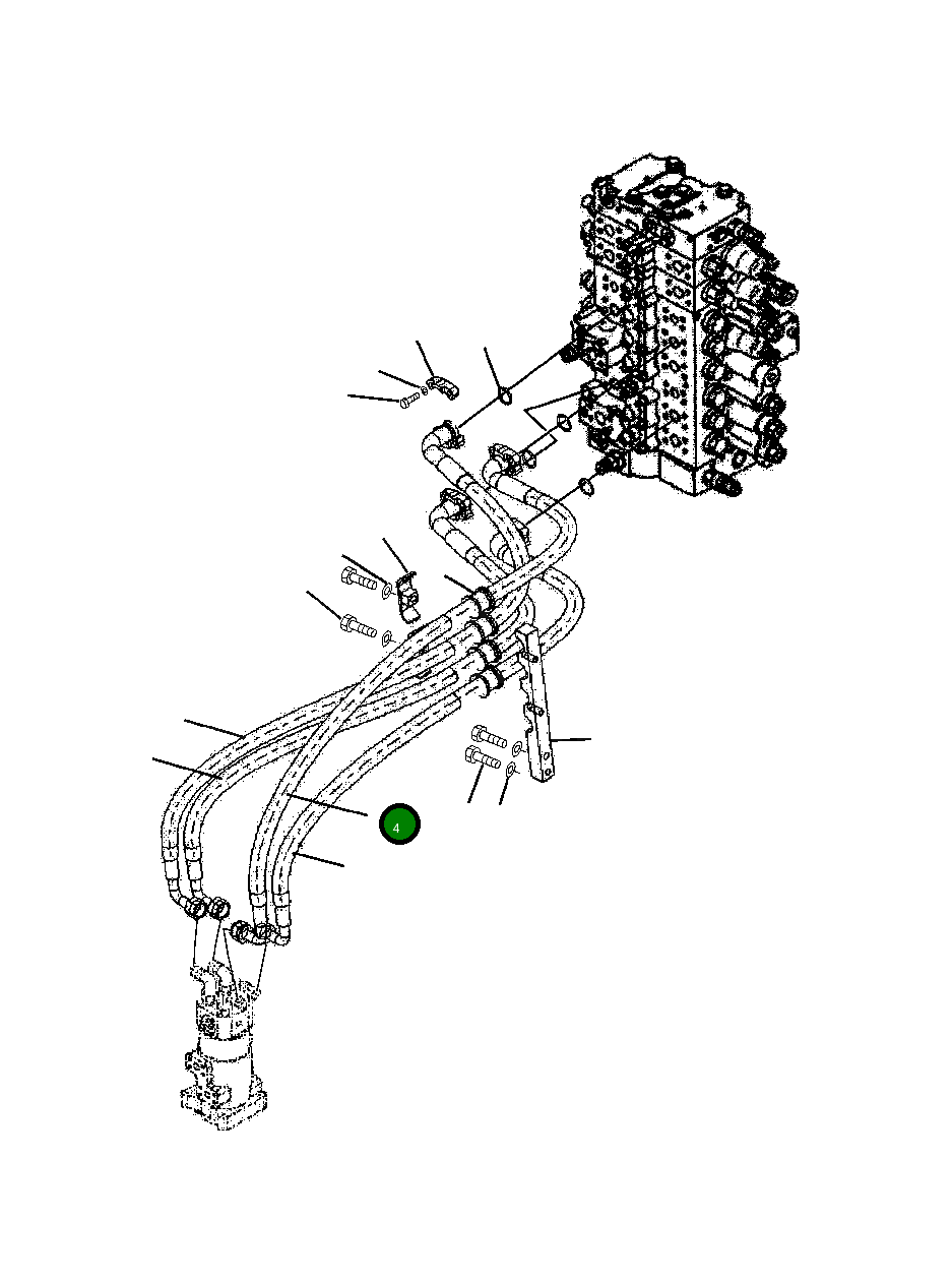 Шланг 206-62-A1750 Komatsu