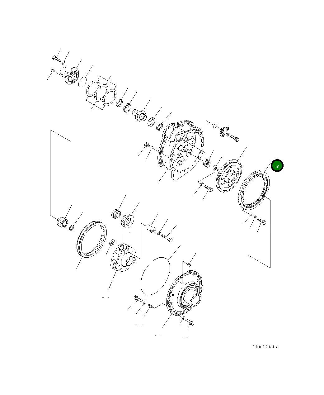 Шестерня 14X-27-51220 Komatsu