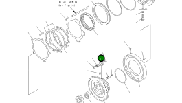 Шестерня 23E-15-12440 Komatsu