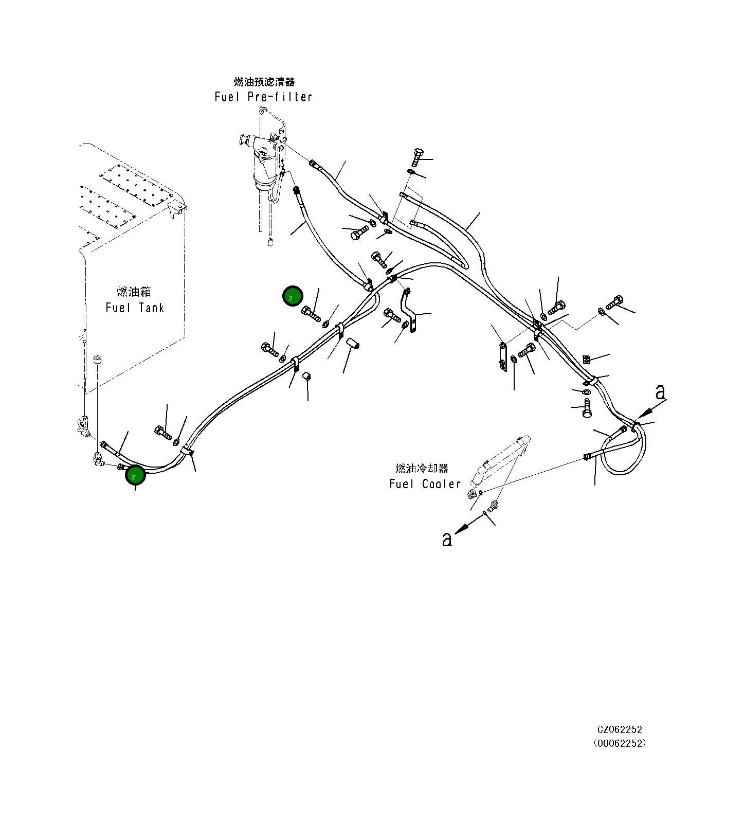 Шланг 20Y-04-42150 Komatsu