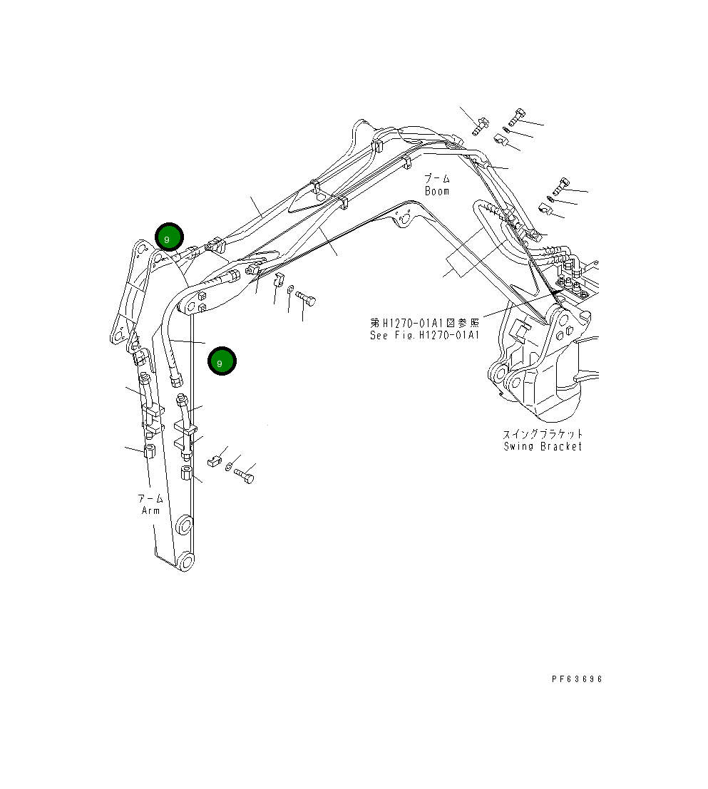 Шланг 07086-20410 Komatsu