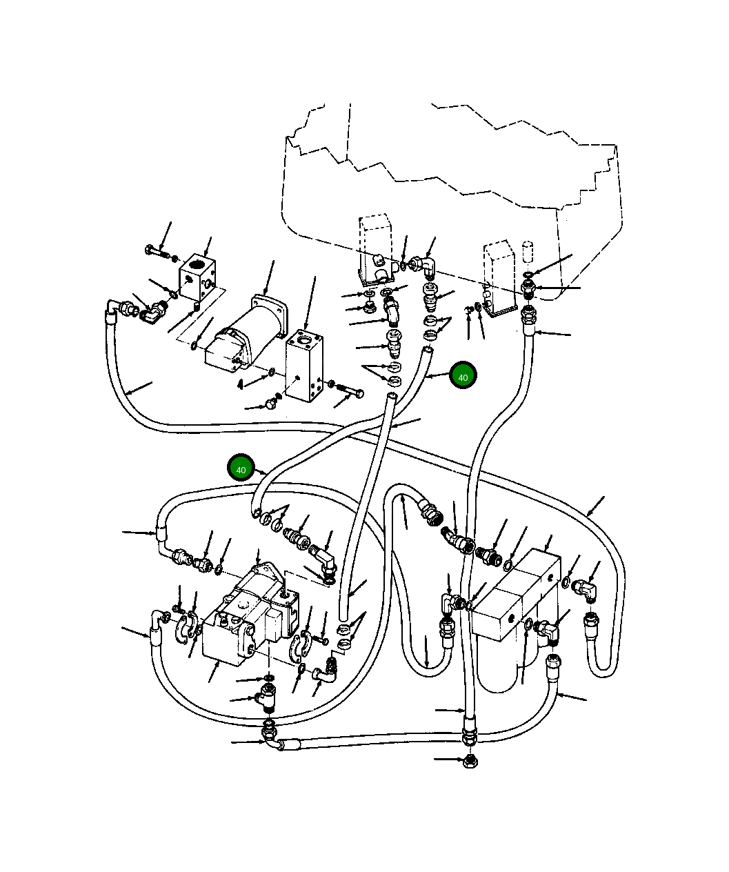 Шланг 112 162 H45 Komatsu