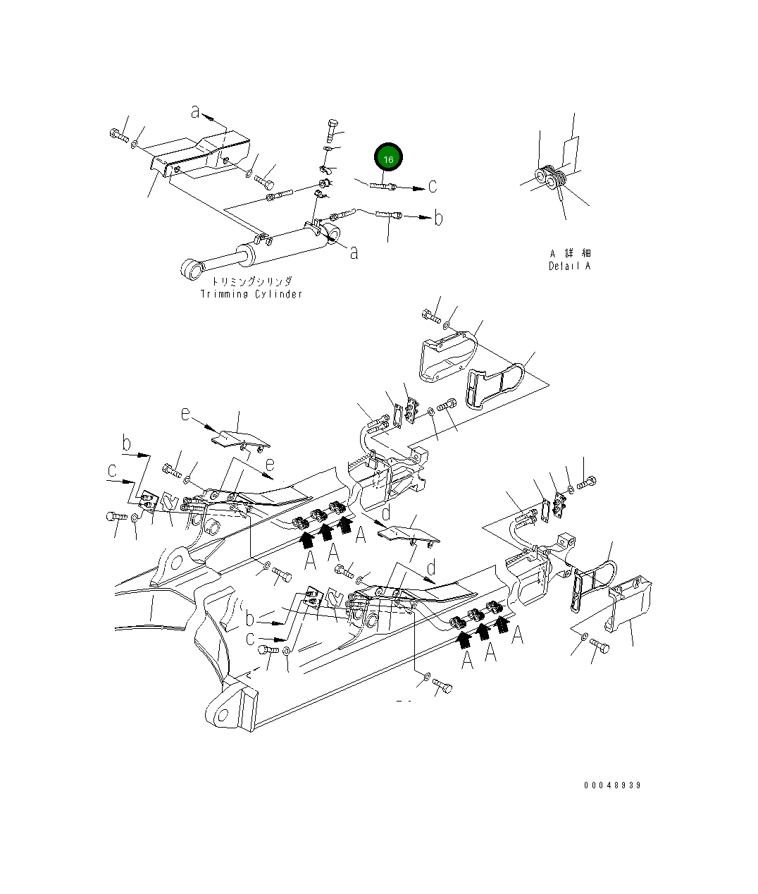 Шланг 134-Y16-1530 Komatsu