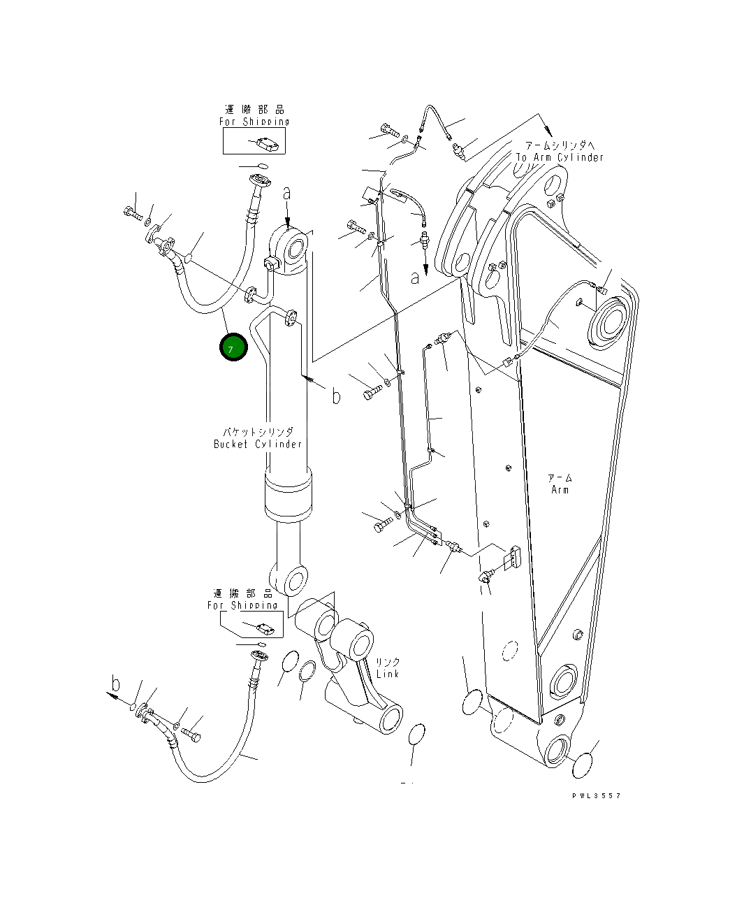 Шланг 07073-21218 Komatsu
