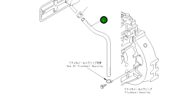 Шланг 07286-01958 Komatsu