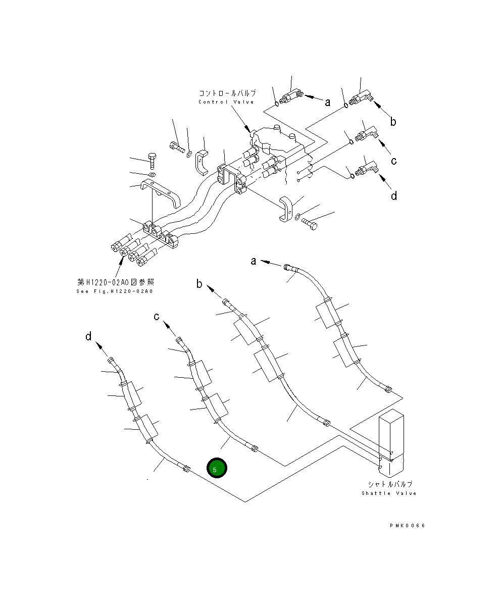 Шланг 07096-00207 Komatsu
