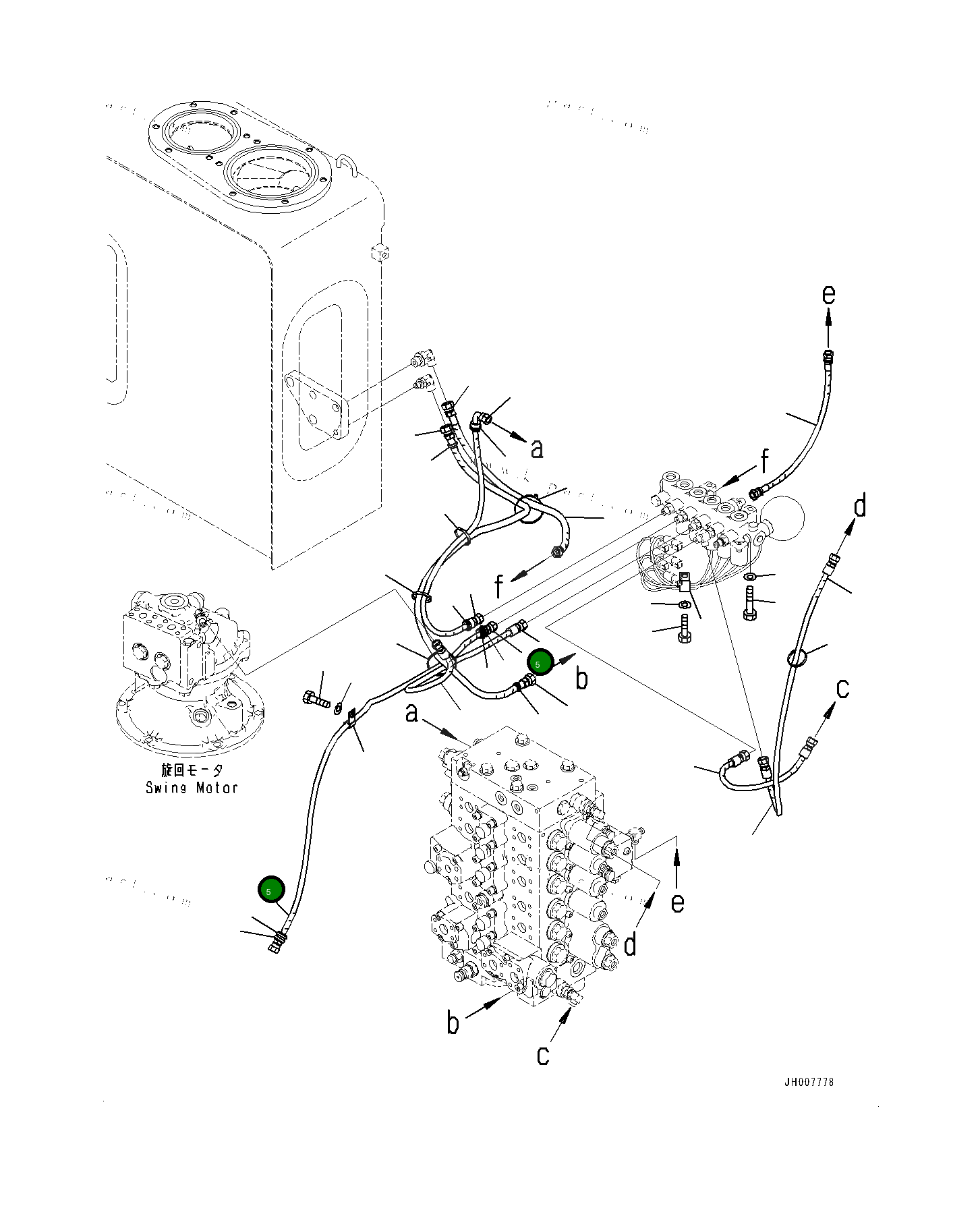 Шланг 20Y6251940 Komatsu