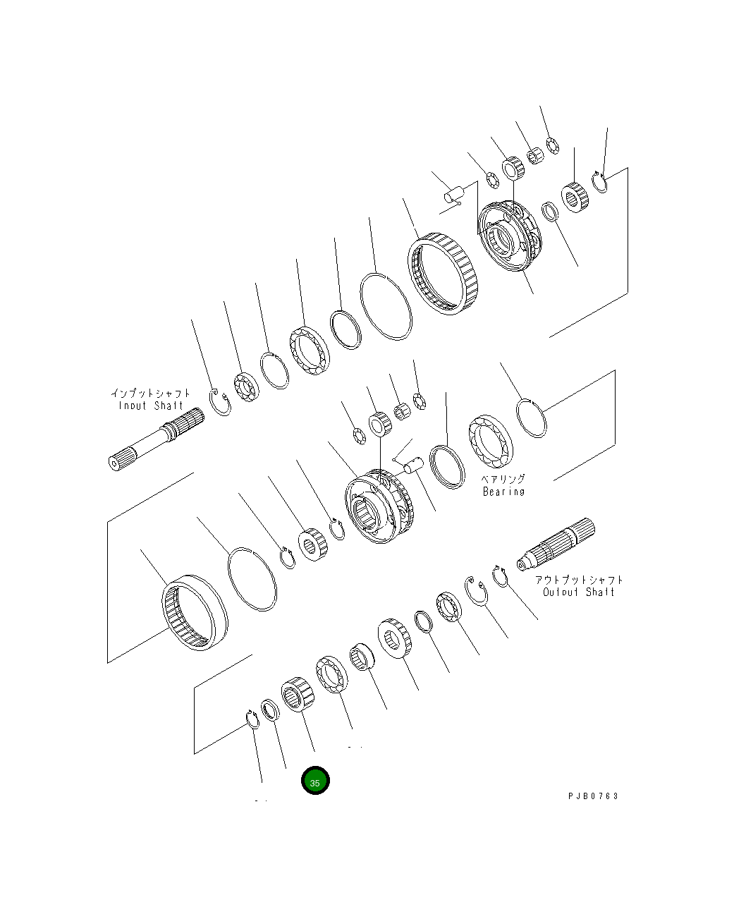 Шестерня 17A-15-22241 Komatsu