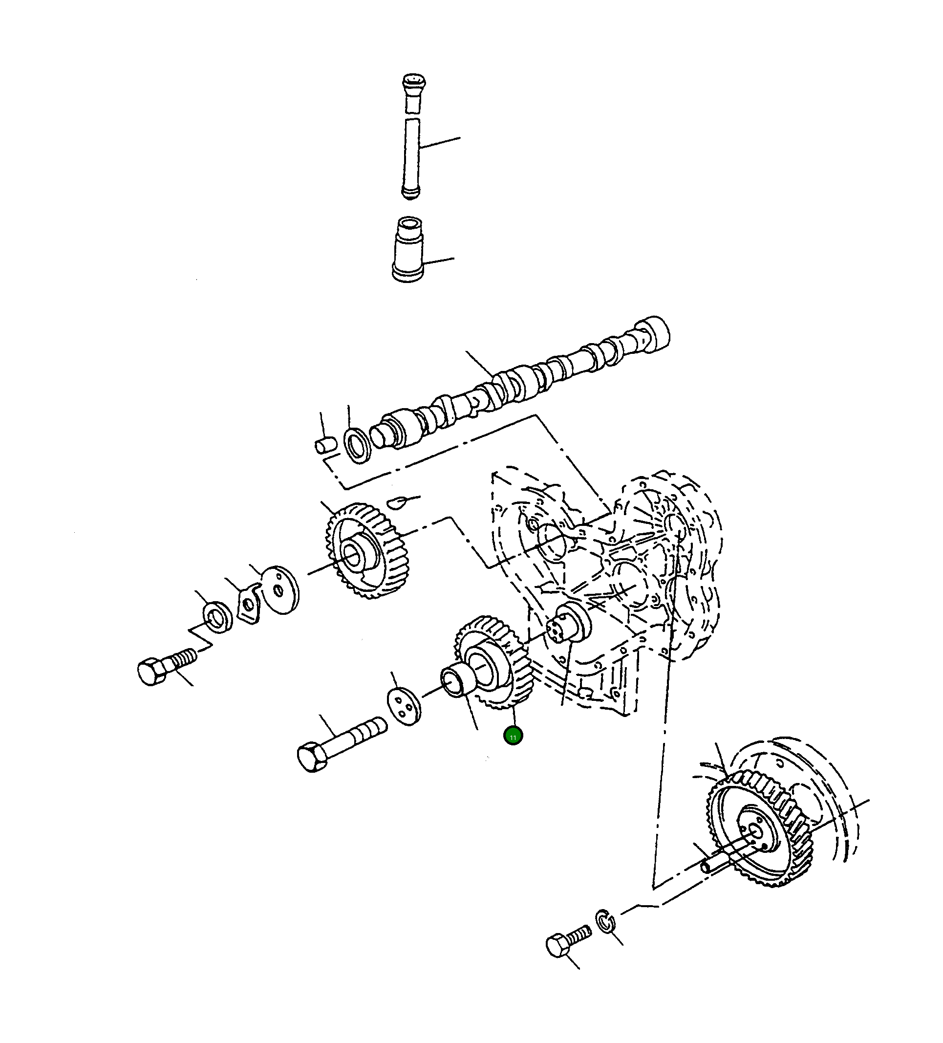 Шестерня 4906725M91 Komatsu