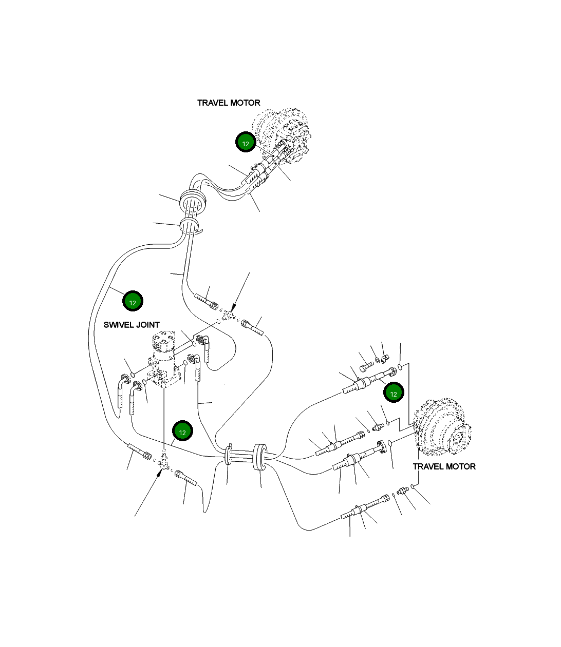 Шланг 07098-00627 Komatsu