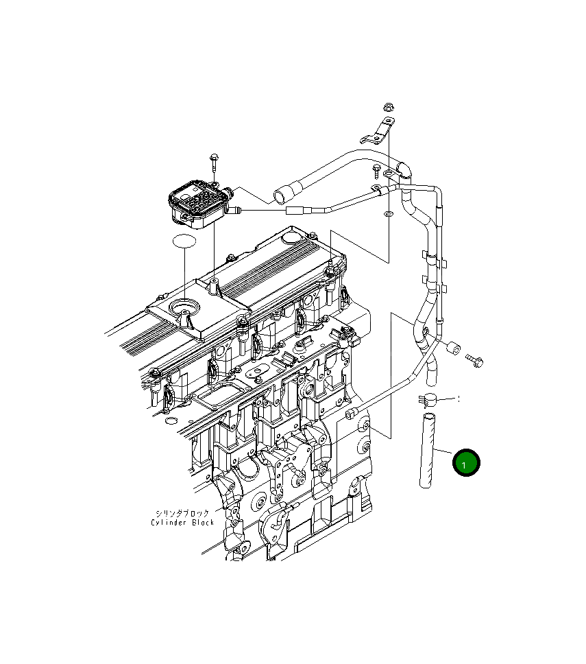 Шланг 07286-01918 Komatsu